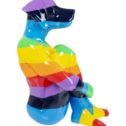 KARE Design Figurine Décorative Sitting Dog Rainbow 173Cm