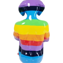 KARE Design Figurine Décorative Sitting Dog Rainbow 173Cm