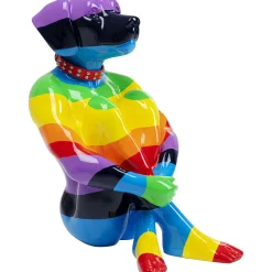 KARE Design Figurine Décorative Sitting Dog Rainbow 80