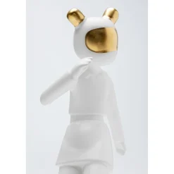 KARE Design Figurine Décorative Skating Astronaut Blanc