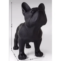 KARE Design Figurine Décorative Toto Teen Xl Noir Mat