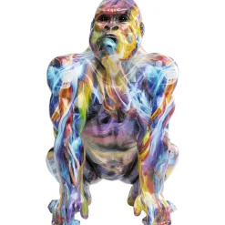KARE Design Figurine Décorative Watching Gorilla Colorful 45Cm