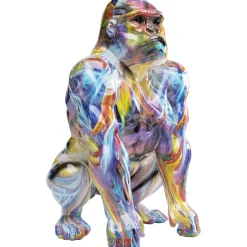 KARE Design Figurine Décorative Watching Gorilla Colorful 45Cm