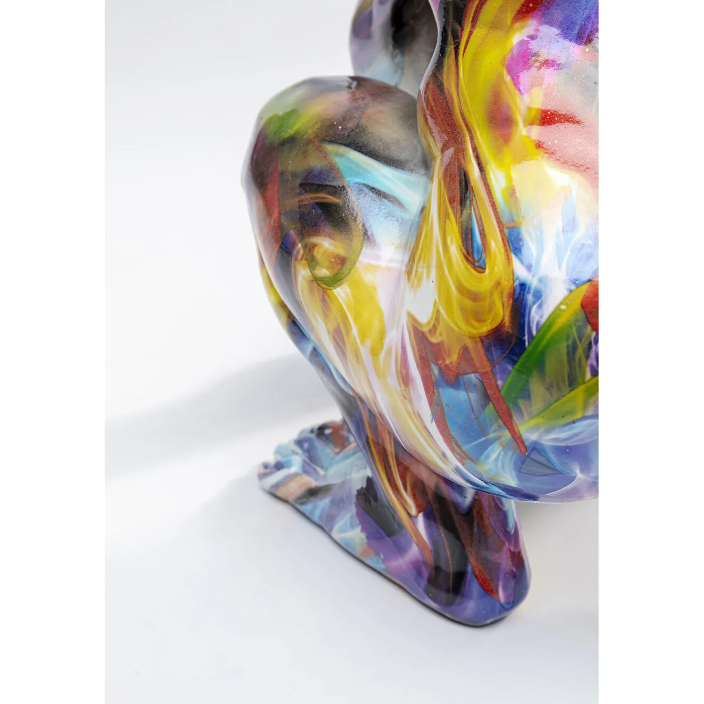 KARE Design Figurine Décorative Watching Gorilla Colorful 45Cm