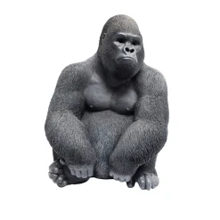 KARE Design Figurine Décorativemonkey Gorilla Side Medium Noir