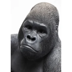 KARE Design Figurine Décorativemonkey Gorilla Side Medium Noir