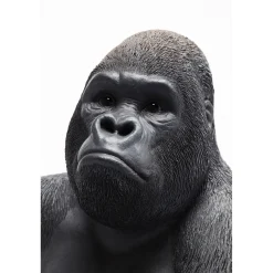 KARE Design Figurine Décorativemonkey Gorilla Side Medium Noir