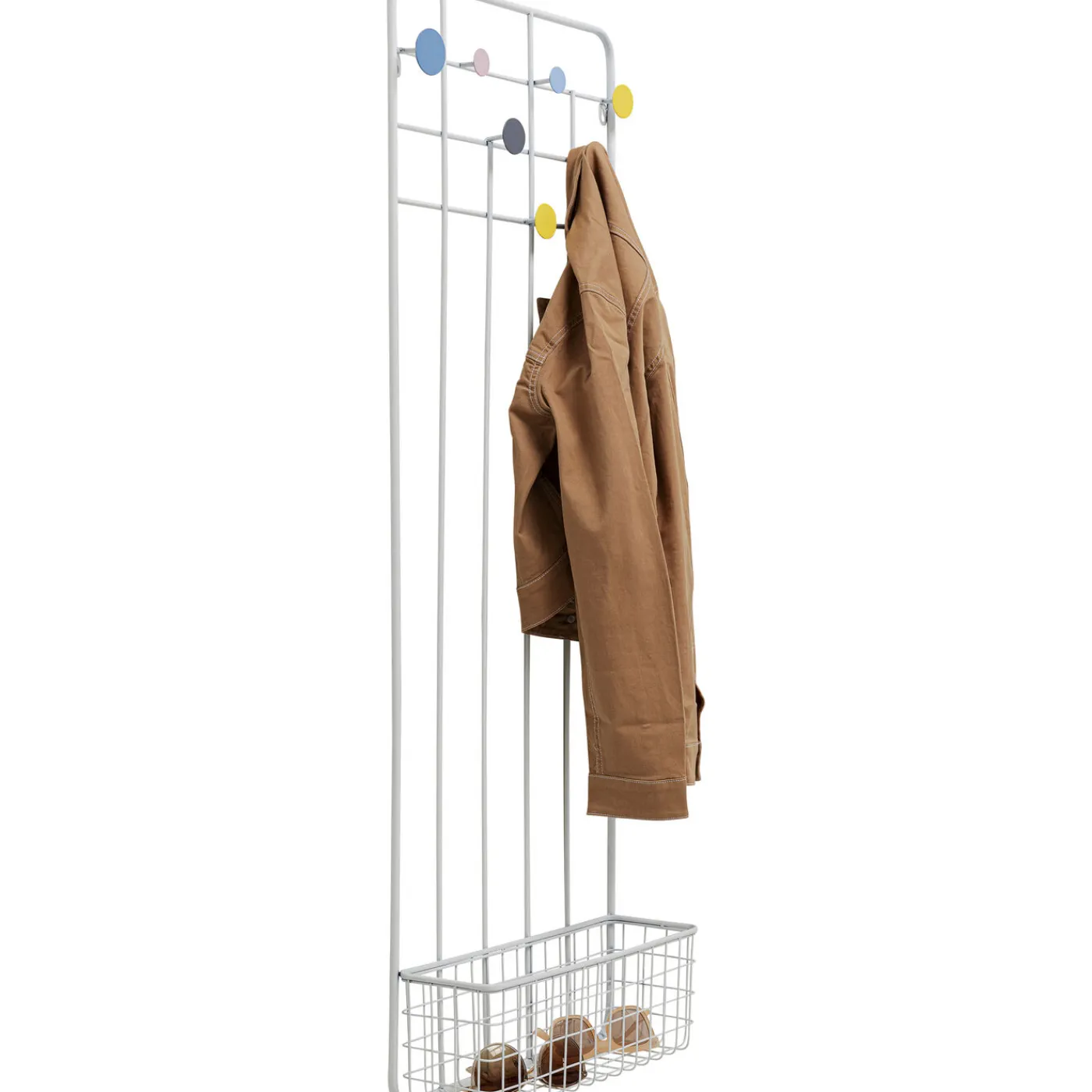 KARE Design Garderobe Murale Derry Blanc 41Cm