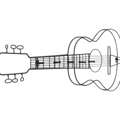 KARE Design Garderobe Murale Guitar 81Cm