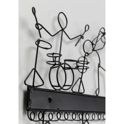 KARE Design Garderobe Murale Wire Music Band 62Cm