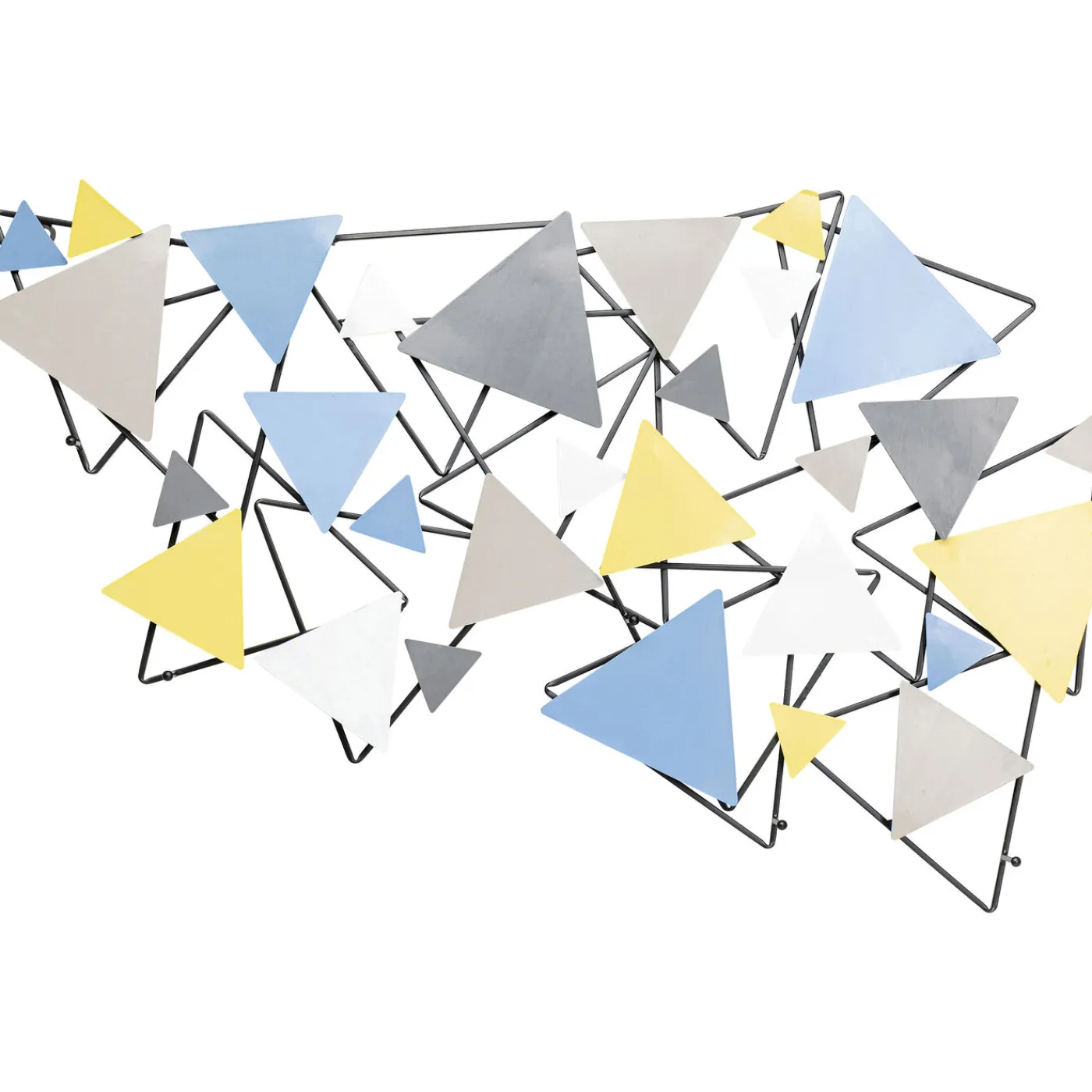 KARE Design Garderobe Murale Wireframe Trigon 100Cm