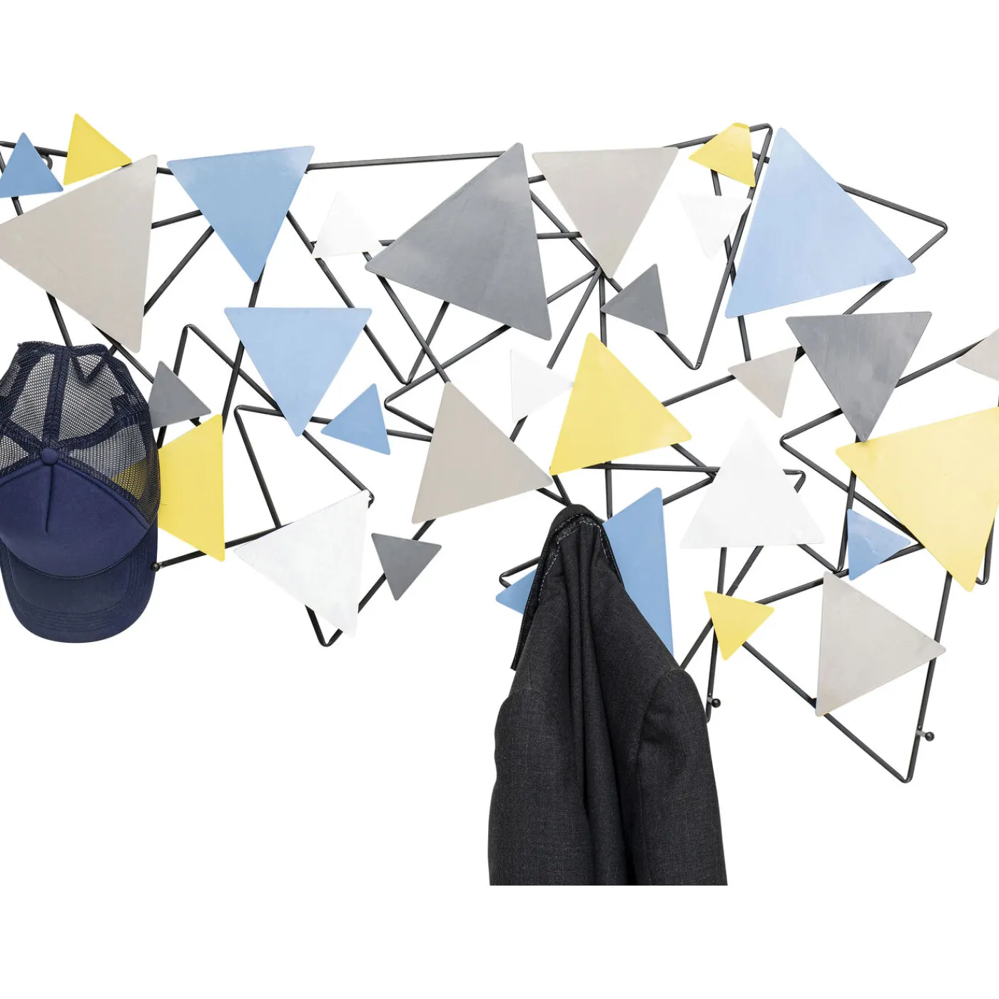 KARE Design Garderobe Murale Wireframe Trigon 100Cm