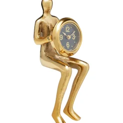 KARE Design Horloge A Poser Sitting Man Dore 8X27Cm