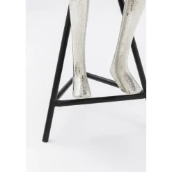 KARE Design Horloge A Poser Sitting Man Argente 12X31Cm