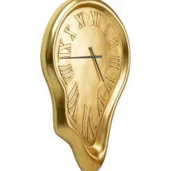 KARE Design Horloge Murale Big Drop Dore 92X127Cm