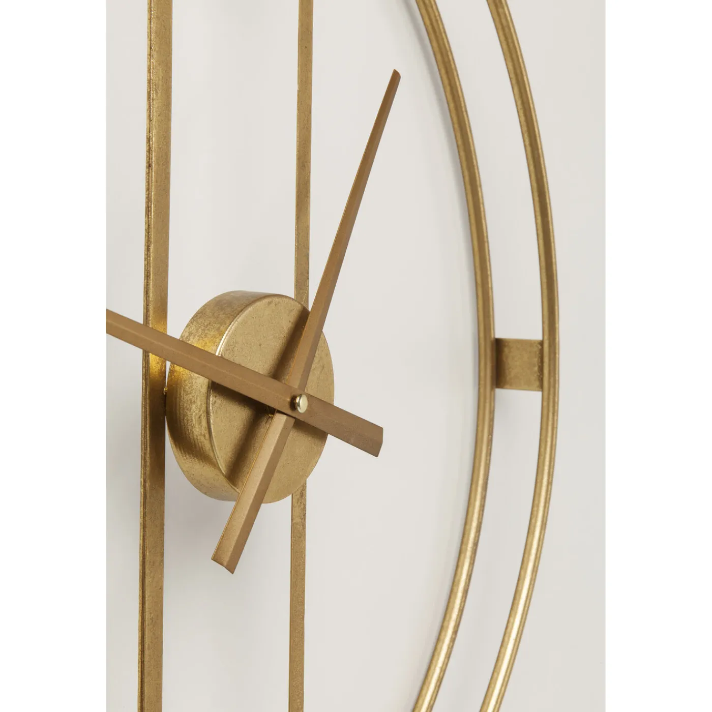 KARE Design Horloge Murale Clip Gold O60Cm