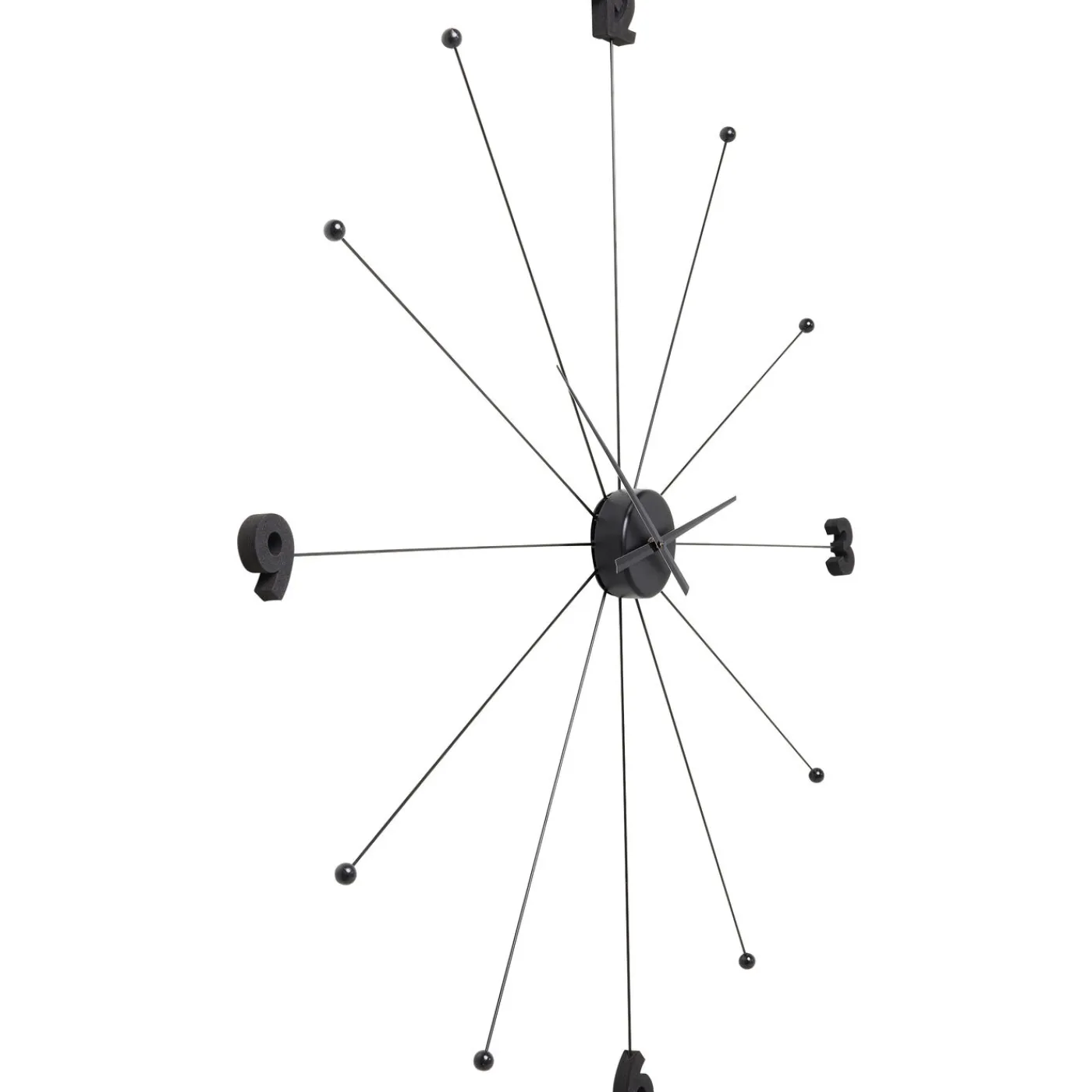 KARE Design Horloge Murale Like Umbrella Noire