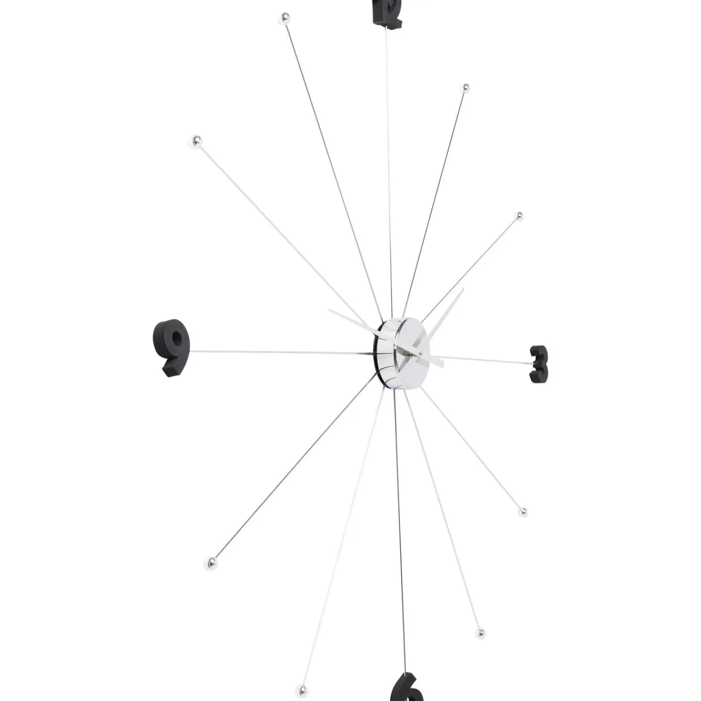 KARE Design Horloge Murale Like Umbrella Chromee