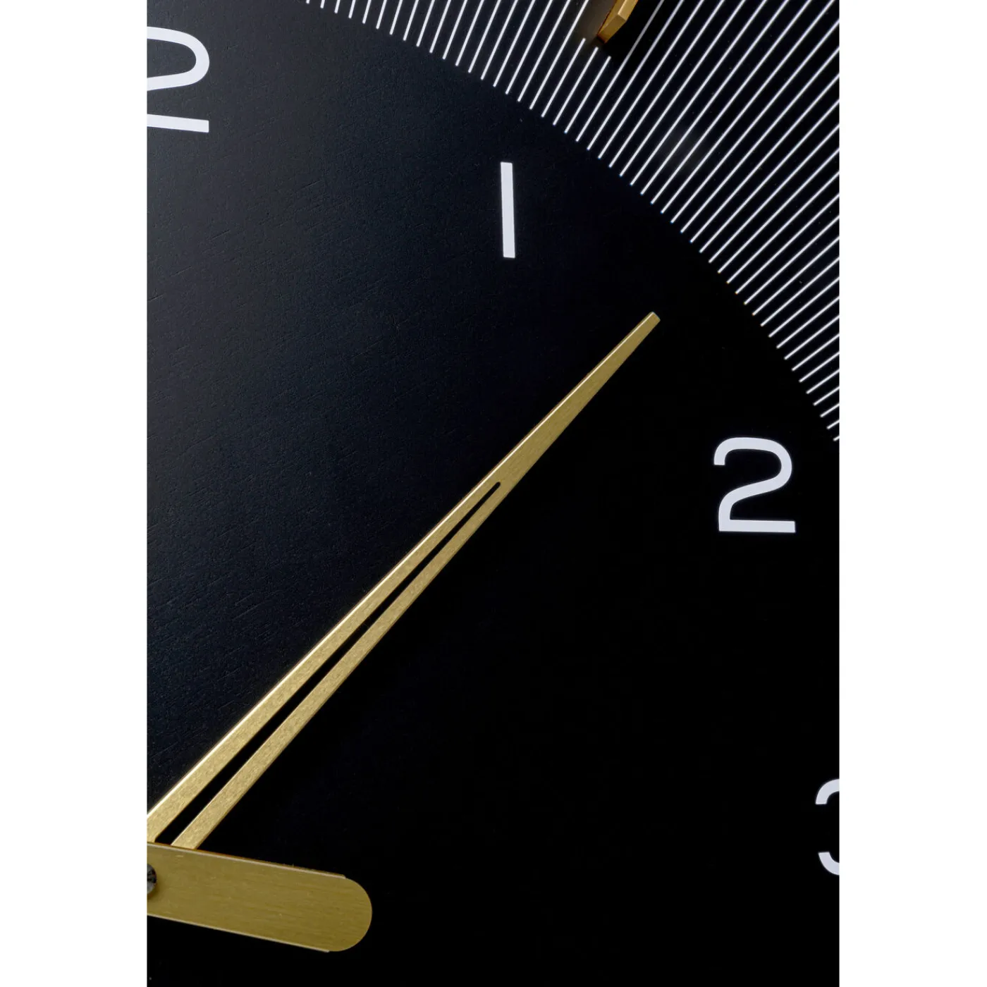 KARE Design Horloge Murale Lio Noir O60Cm