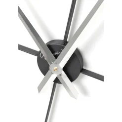 KARE Design Horloge Murale Nevio Argente O95Cm