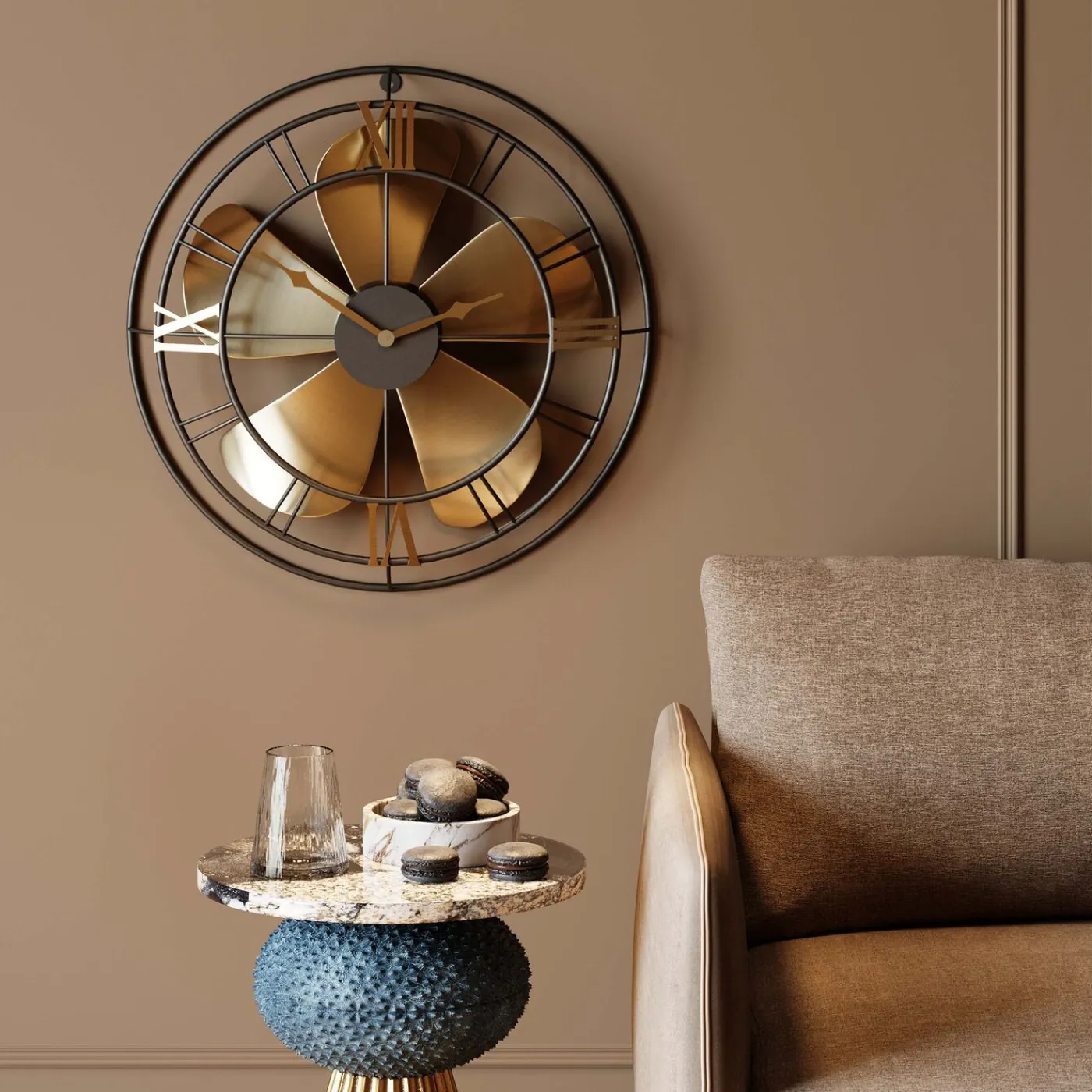 KARE Design Horloge Murale Propeller O62Cm