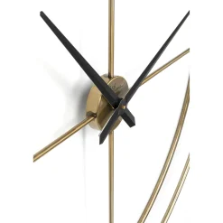 KARE Design Horloge Murale Simple Pure Laiton O95Cm
