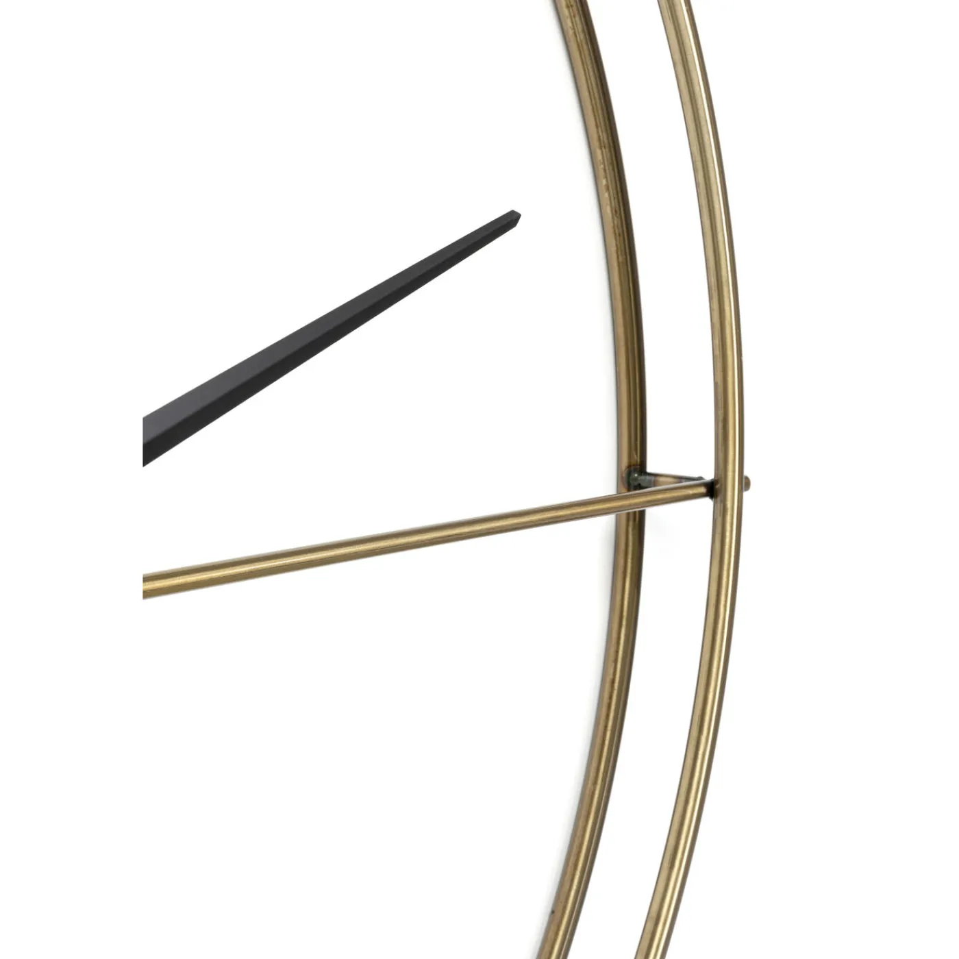 KARE Design Horloge Murale Simple Pure Laiton O95Cm