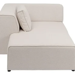KARE Design Infinity Éléments Meridienne Gauche Creme 182Cm