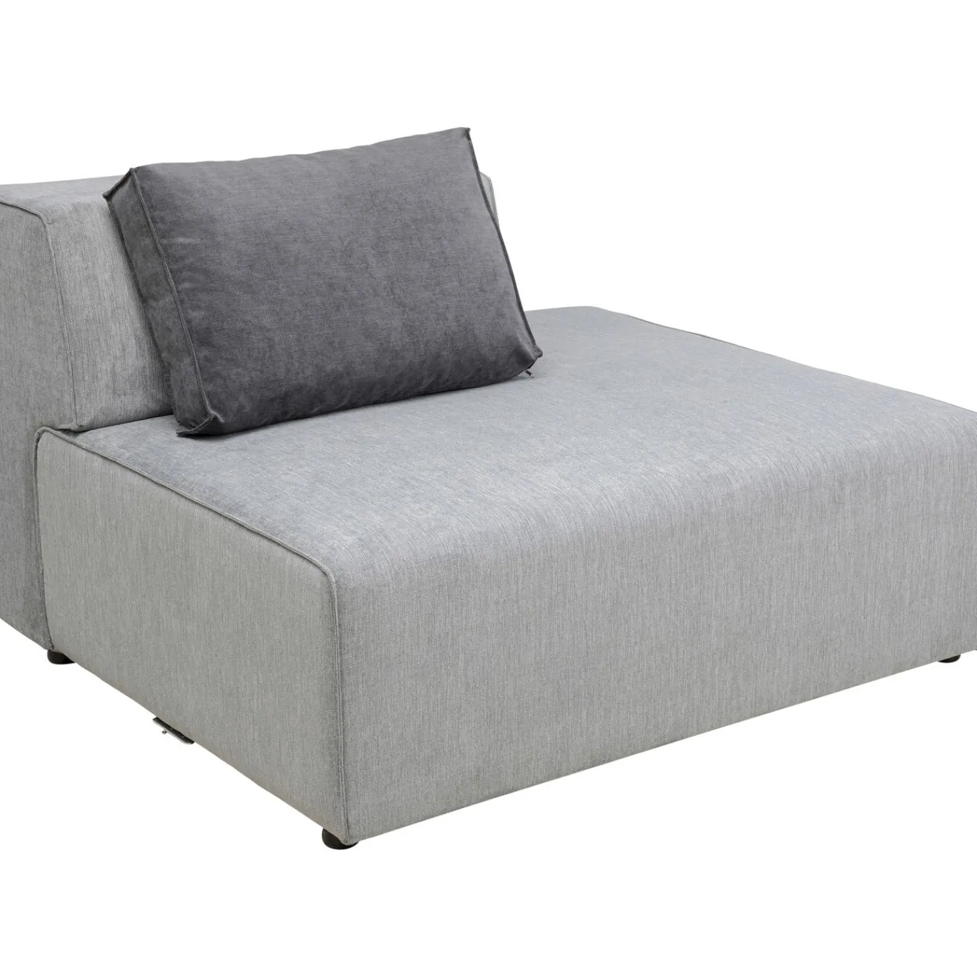KARE Design Infinity Éléments Meridienne Droite Semi Gris