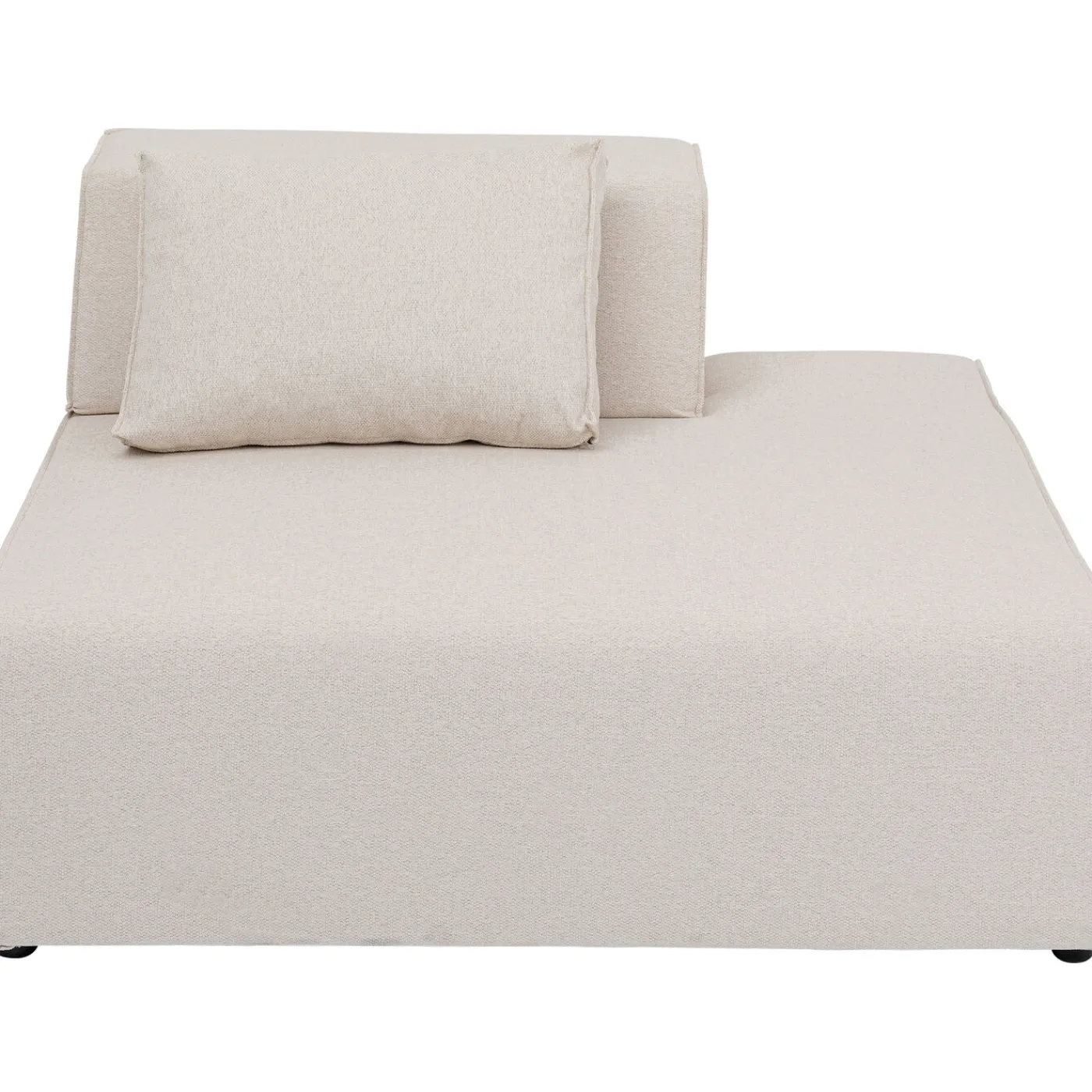 KARE Design Infinity Éléments Meridienne Droite Semi Creme 120