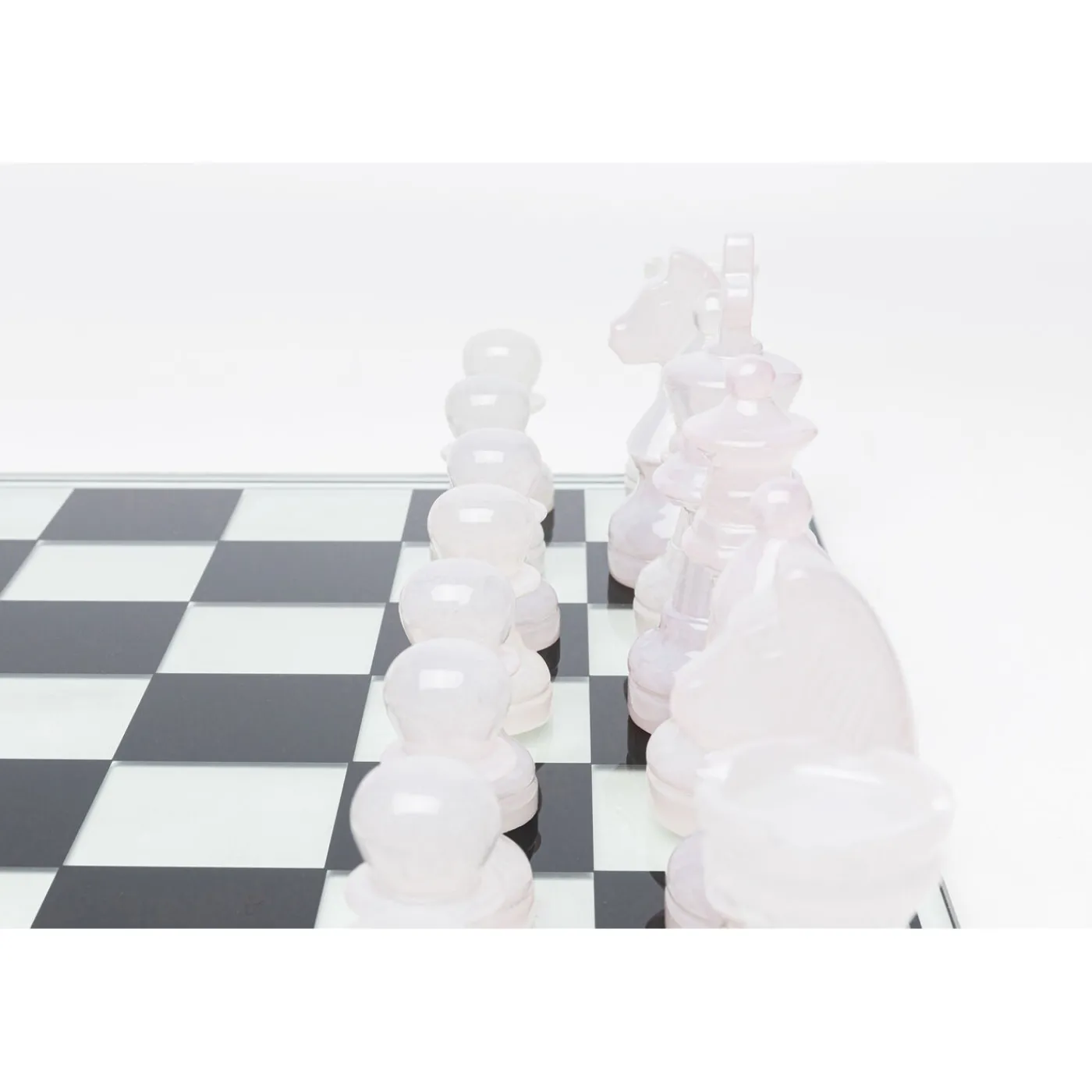 KARE Design Jeu D Echecs Chess Transparent 60X60Cm