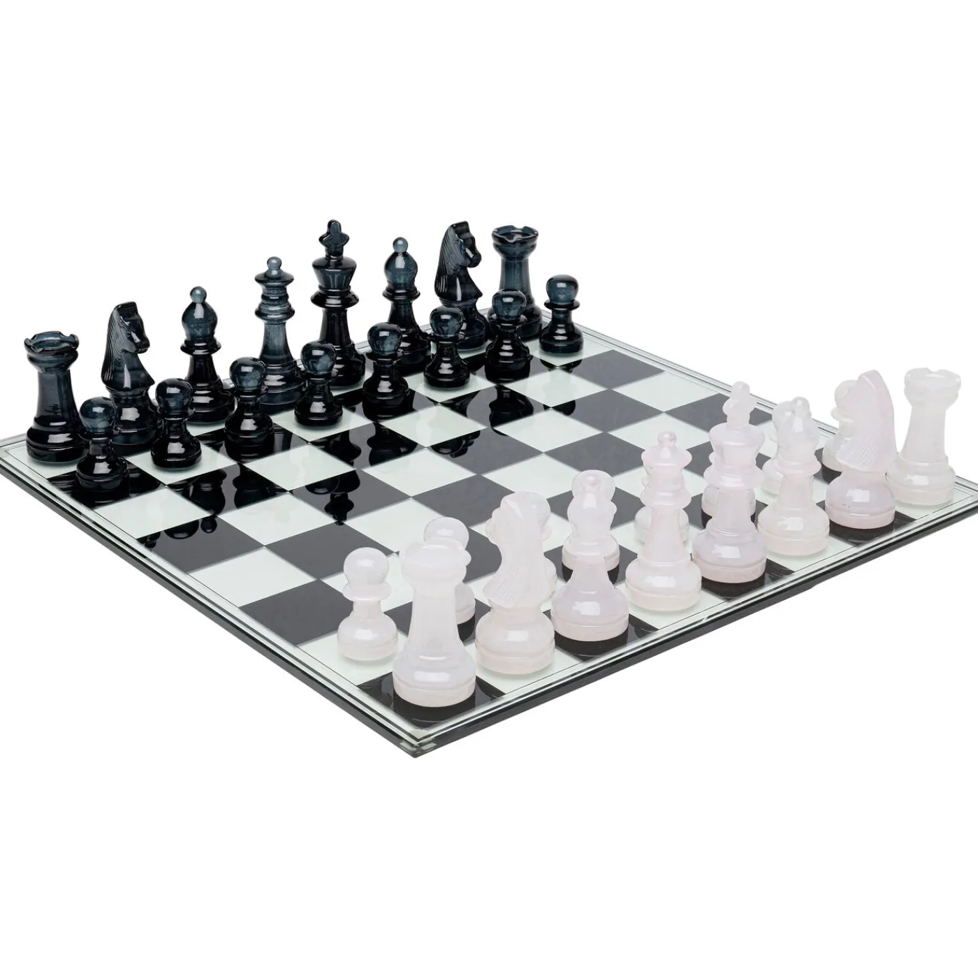 KARE Design Jeu D Echecs Chess Transparent 60X60Cm