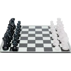 KARE Design Jeu D Echecs Chess Transparent 60X60Cm