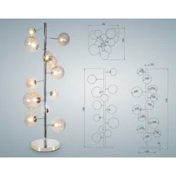 KARE Design Lampadaire Balloon Smoke 12