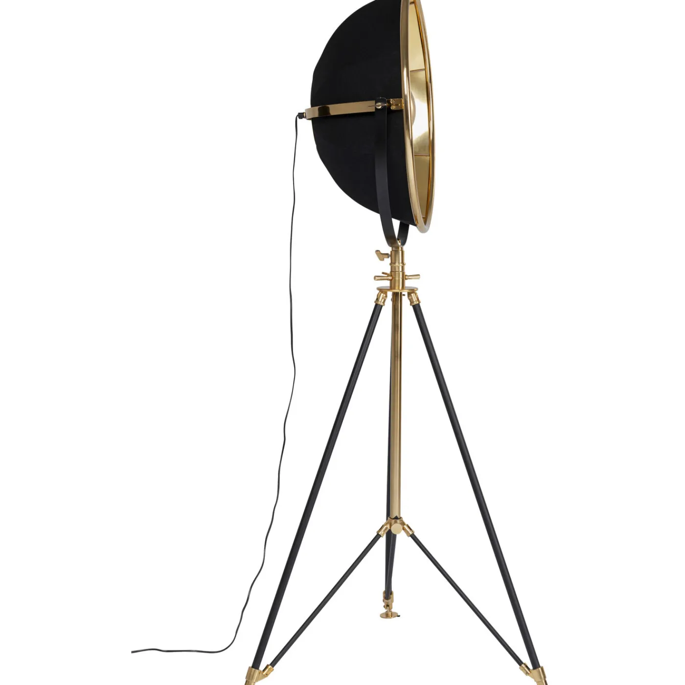 KARE Design Lampadaire Cinema Dore 190Cm