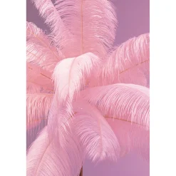 KARE Design Lampadaire Feather Palm Fuchsia 165Cm