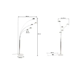 KARE Design Lampadaire Five Fingers