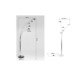 KARE Design Lampadaire Five Fingers Duo