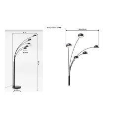 KARE Design Lampadaire Five Fingers Eco.