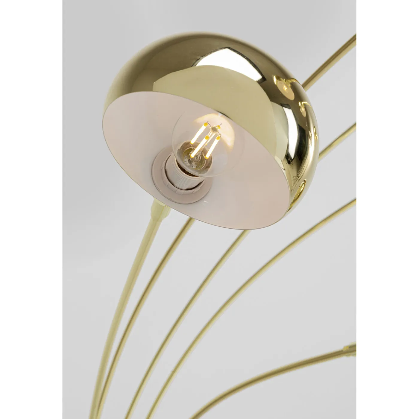 KARE Design Lampadaire Five Fingers Laiton