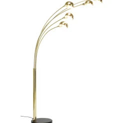 KARE Design Lampadaire Five Fingers Laiton