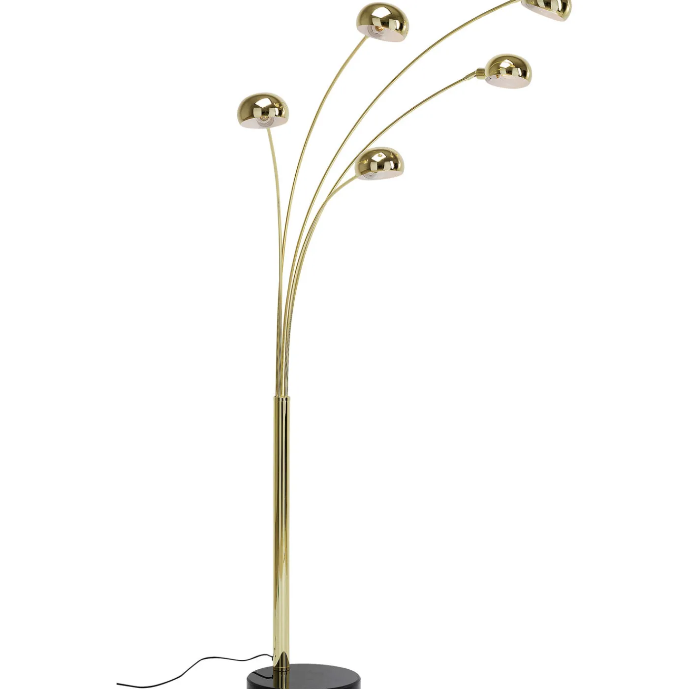 KARE Design Lampadaire Five Fingers Laiton