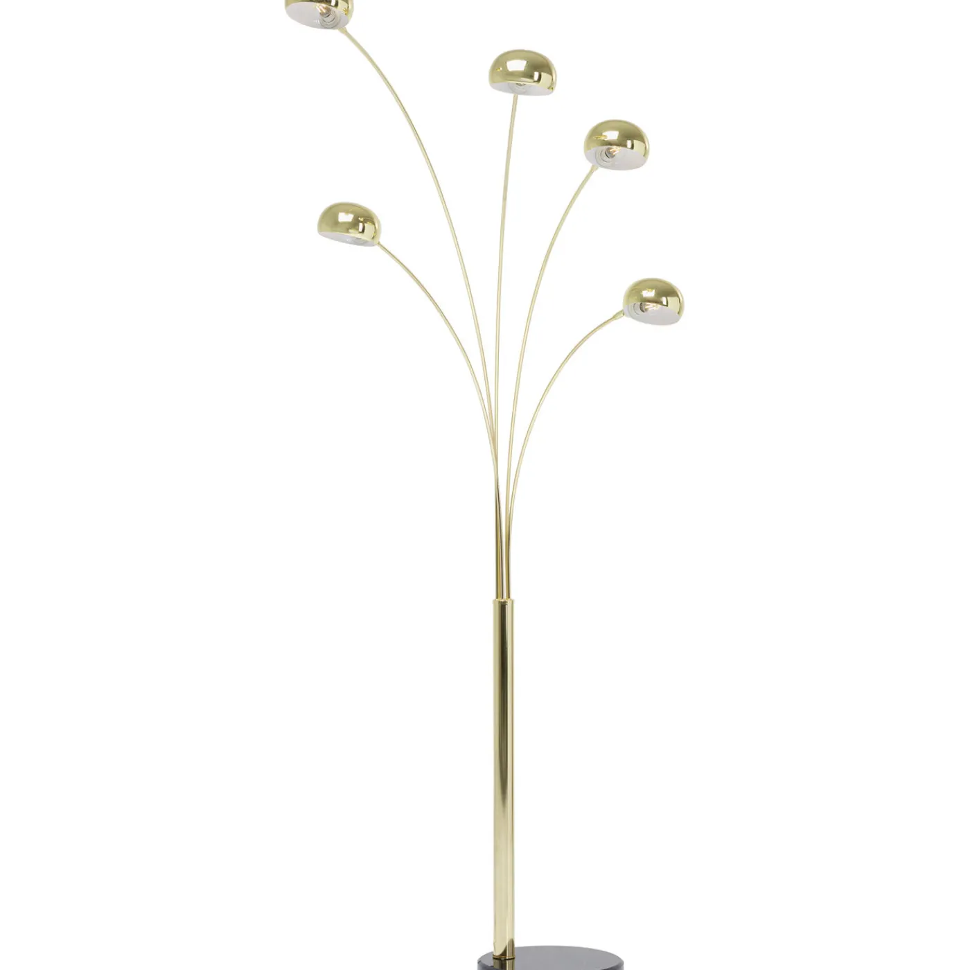 KARE Design Lampadaire Five Fingers Laiton