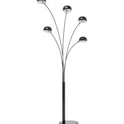 KARE Design Lampadaire Five Fingers Noir Mat