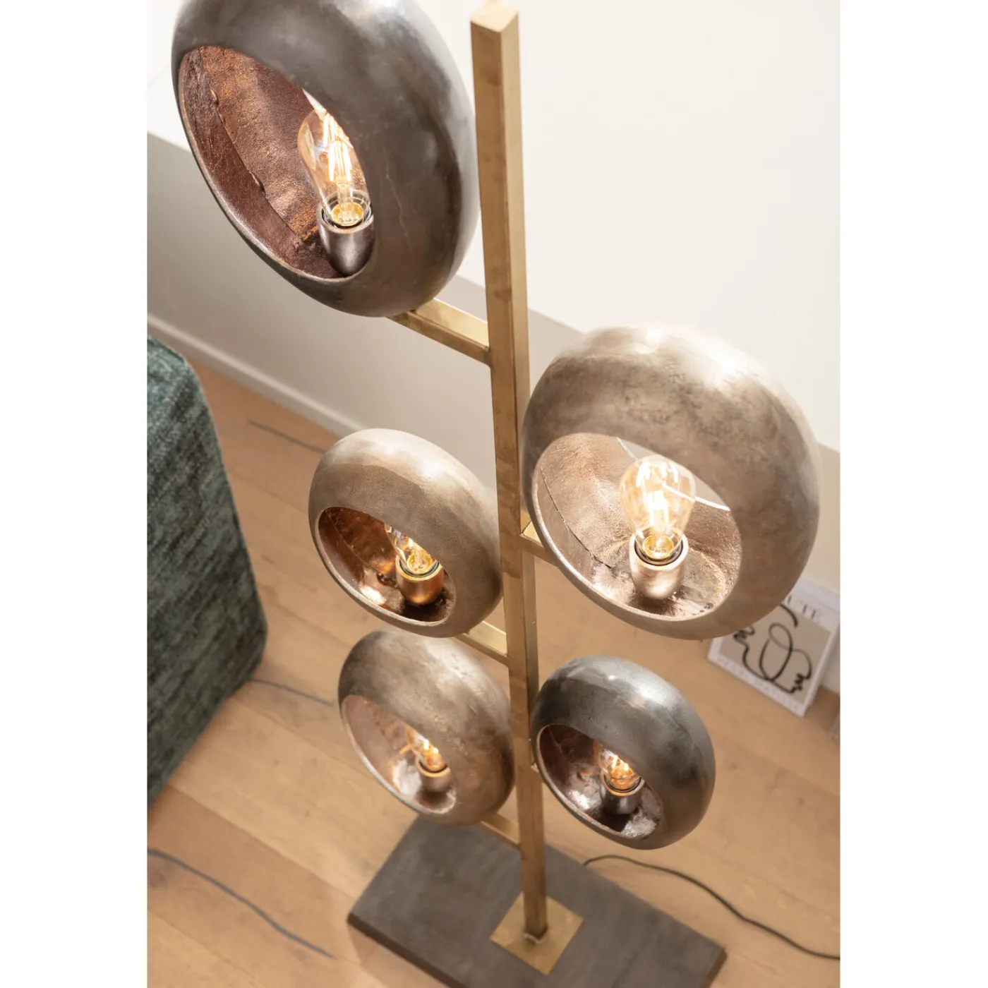 KARE Design Lampadaire Five Loops 173Cm