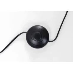 KARE Design Lampadaire Flexible Velours Noir Cinque