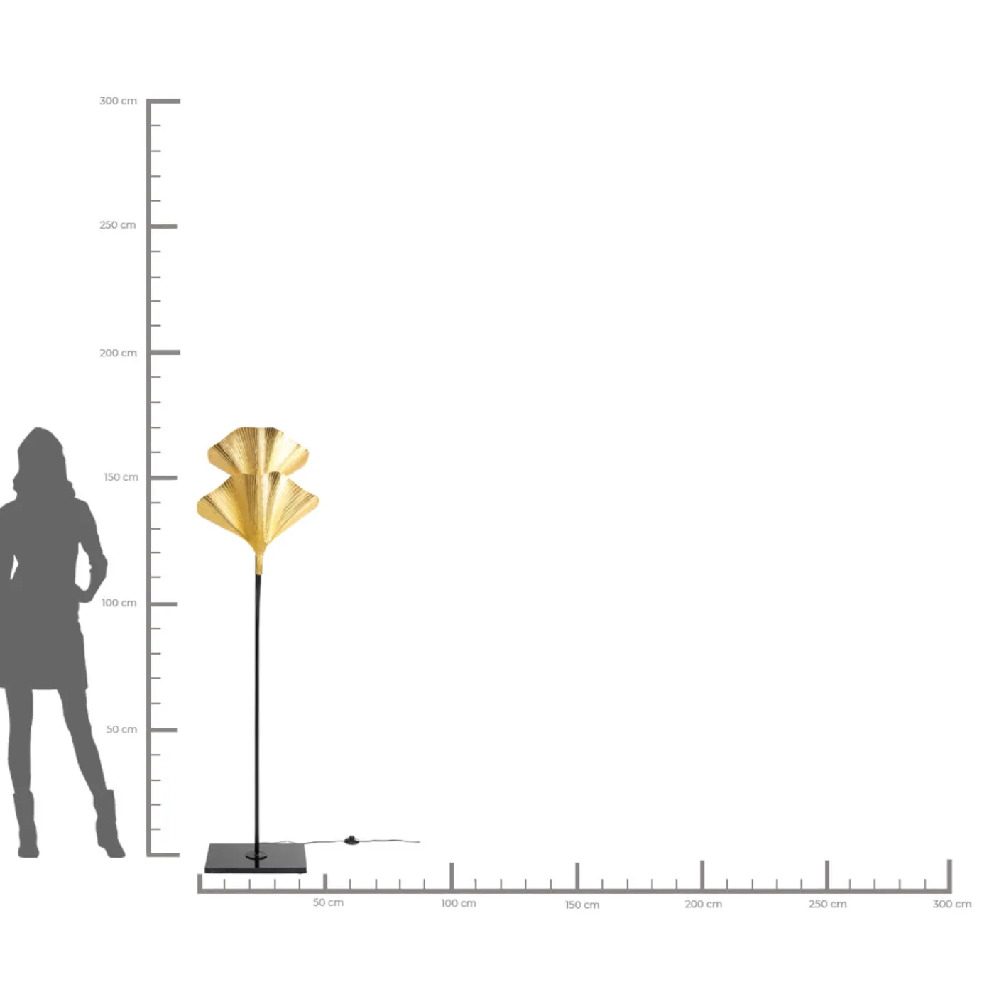 KARE Design Lampadaire Ginkgo Due 172