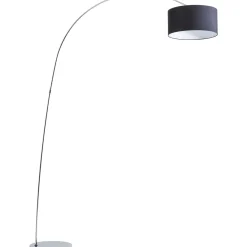 KARE Design Lampadaire Gooseneck Noir