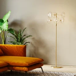 KARE Design Lampadaire Headlight Laiton 163Cm