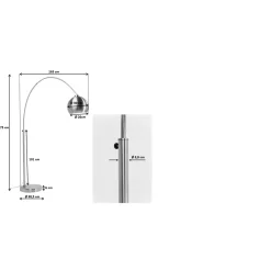 KARE Design Lampadaire Lounge Small Deal Eco. 175Cm